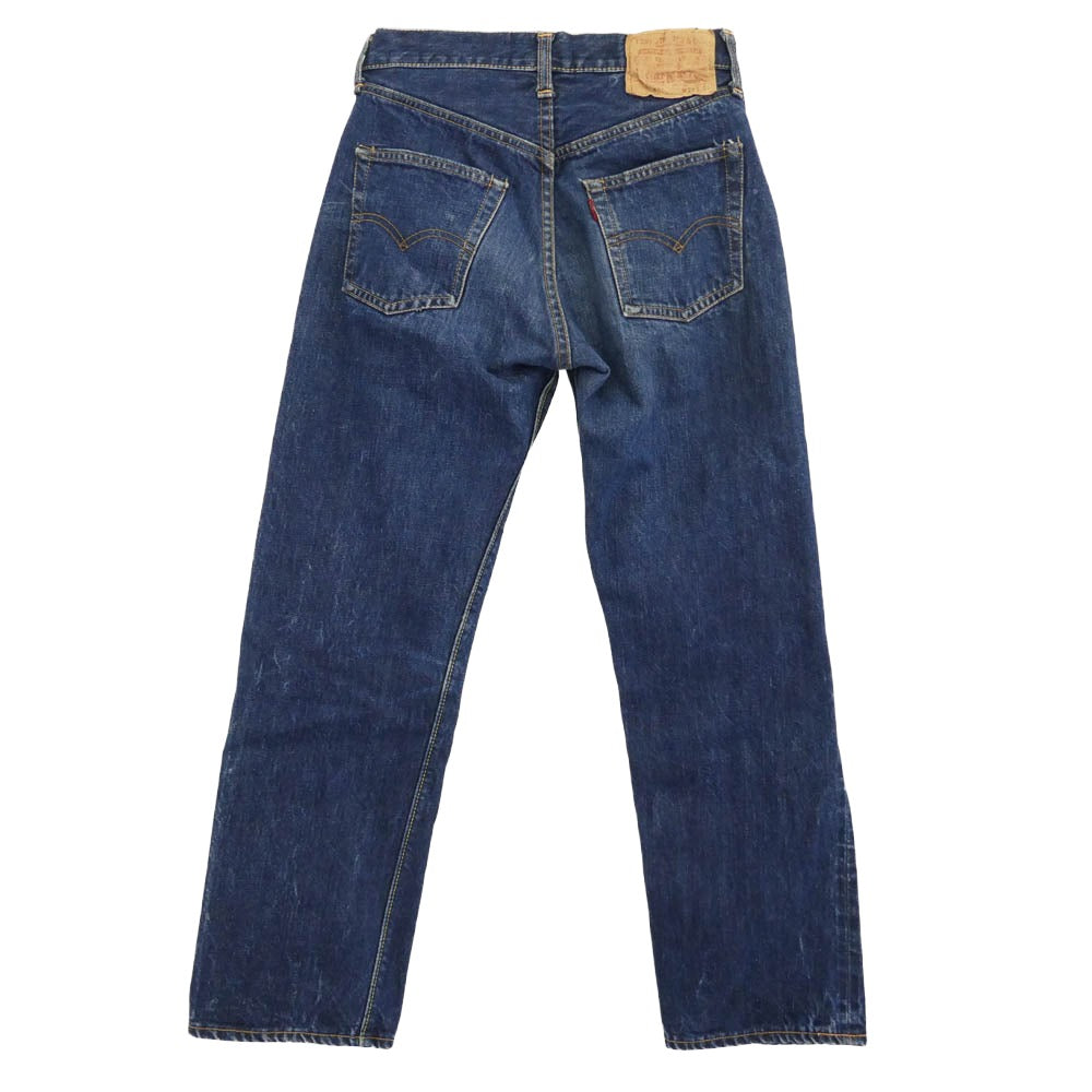 Levi's リーバイス 60s VINTAGE ヴィンテージ 501 BIGE S-TYPE Sタイプ 裏刻印2 両面不均等V 平行ステッチ デニム パンツ インディゴブルー系 W28 L30【中古】