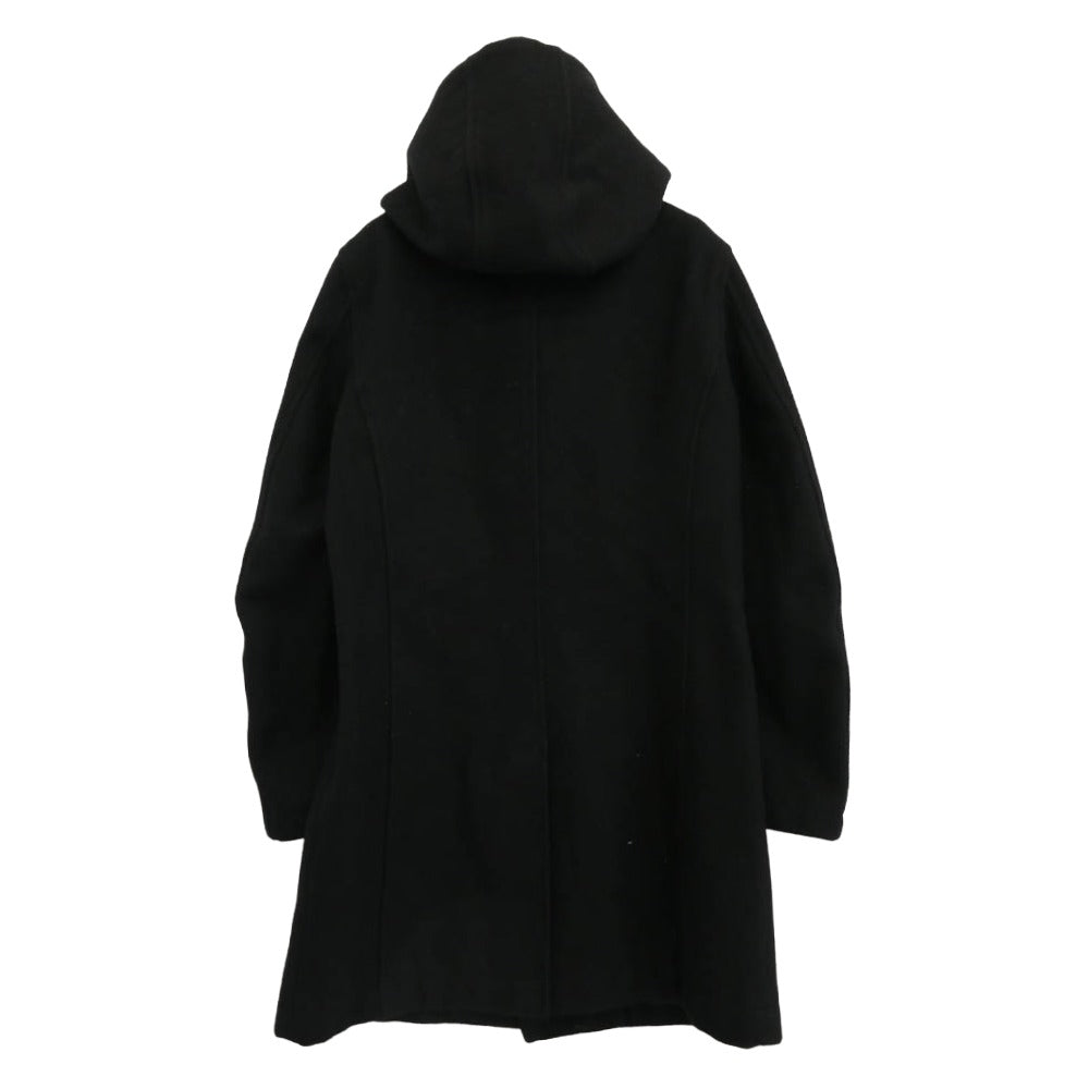 ISAMUKATAYAMA BACKLASH イサムカタヤマバックラッシュ 1619-02 ウール メルトン フーディーコート ブラック系 S【中古】