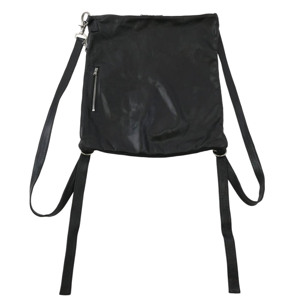 ISAMUKATAYAMA BACKLASH イサムカタヤマバックラッシュ JAPAN HORSE LEATHER RUCKSACK ジャパンホースレザー リュックサック ショルダーバッグ ブラック系【中古】