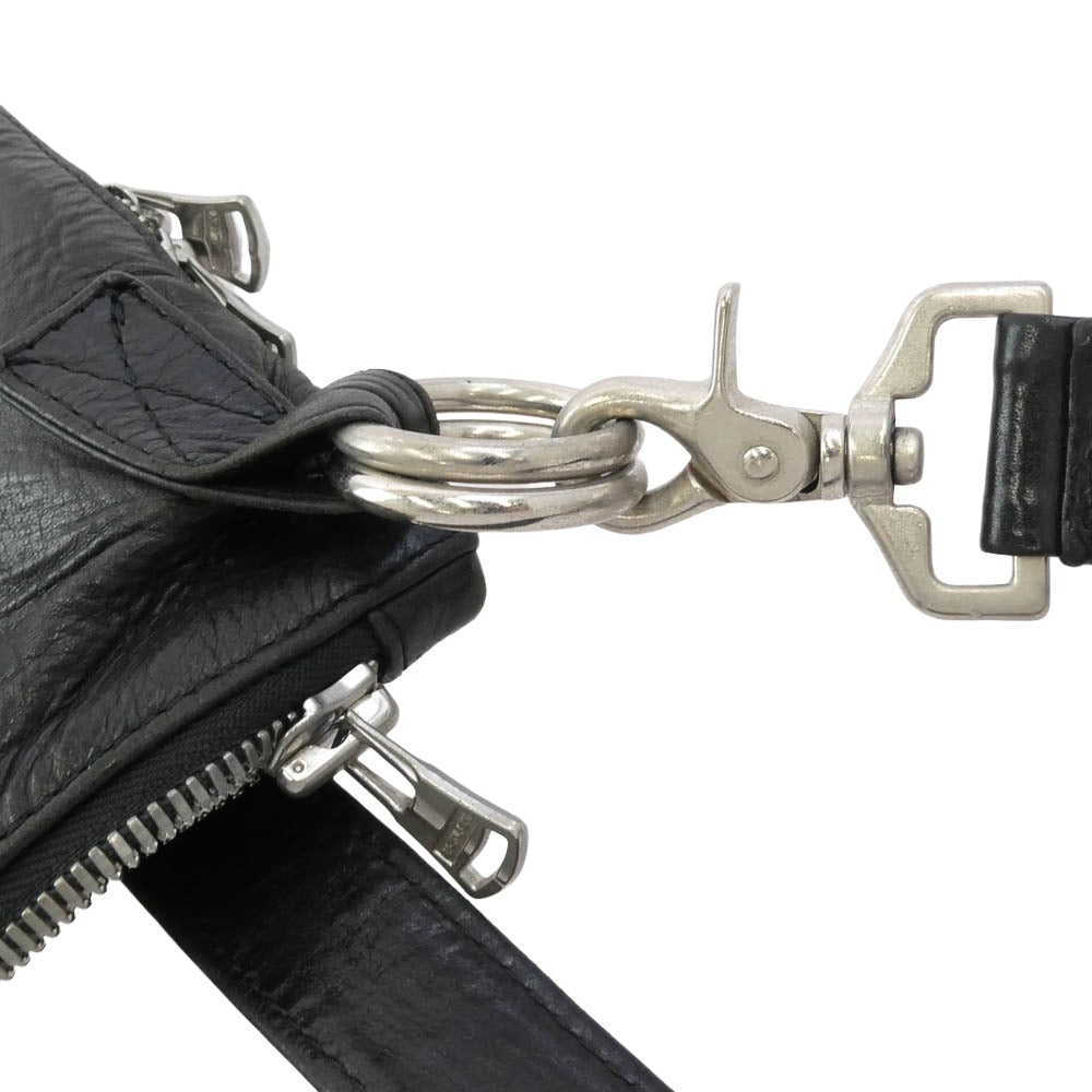 ISAMUKATAYAMA BACKLASH イサムカタヤマバックラッシュ JAPAN HORSE LEATHER RUCKSACK ジャパンホースレザー リュックサック ショルダーバッグ ブラック系【中古】
