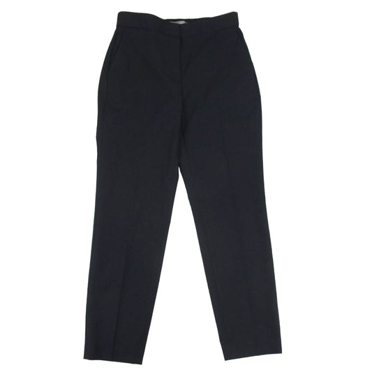 theory セオリー 03-3106421 luxe ARIOSA CAROL ウエストゴム センタープレス リュクス テーパードパンツ スラックス ブラック系 38【中古】