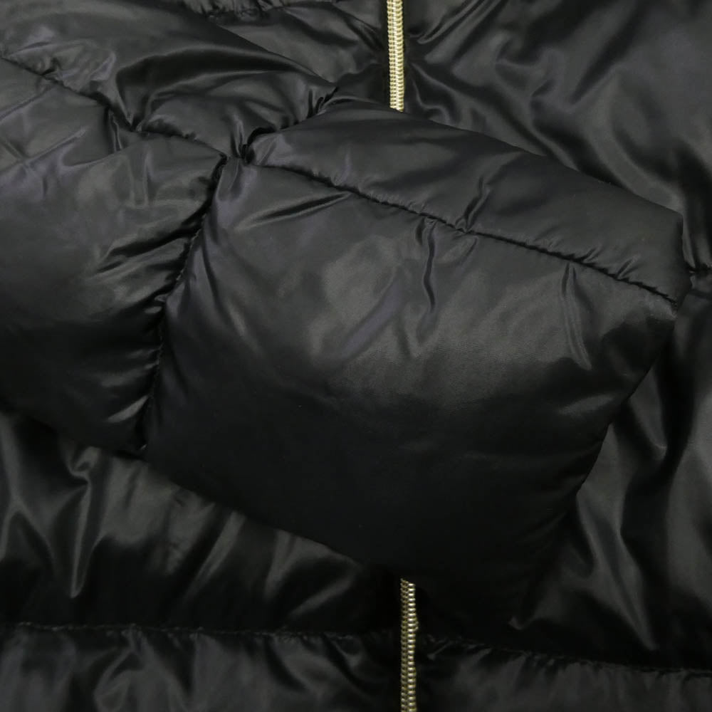 Herno ヘルノ PI001923D ナイロンウルトラライト ニューレディ フェイクファー ダウン ジャケット ブラック系 42【美品】【中古】