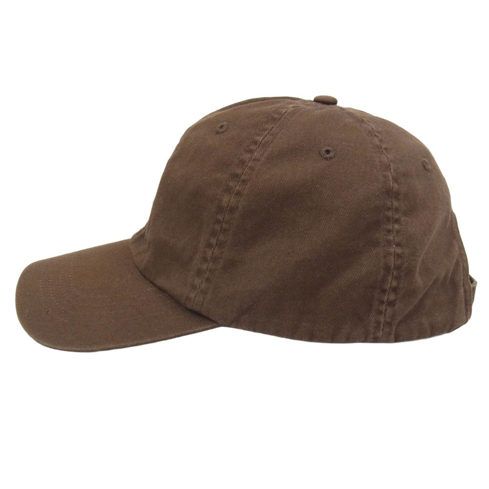 POLO RALPH LAUREN ポロ・ラルフローレン コットンツイル ボール キャップ 帽子 ブラウン系【中古】