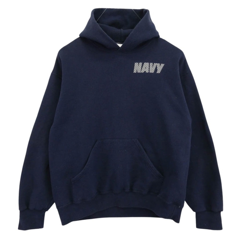 ソフィー USA製 OFFICIAL U.S.NAVY UNIFORM 米軍 フィジカル トレーニング スウェットパーカー ネイビー系 L【中古】