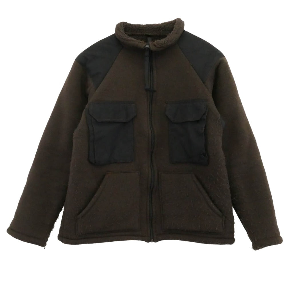 米軍 米軍実物 ECWCS GEN1 コールドウェザー ジャケット ベアジャケット フリース ブラウン系 L【中古】