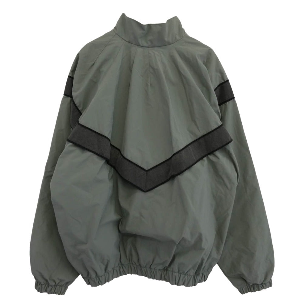 米軍 IPFU フィットネスジャケット ミリタリー レーニング ナイロン ジャケット グレー系 LARGE-REGULAR【美品】【中古】
