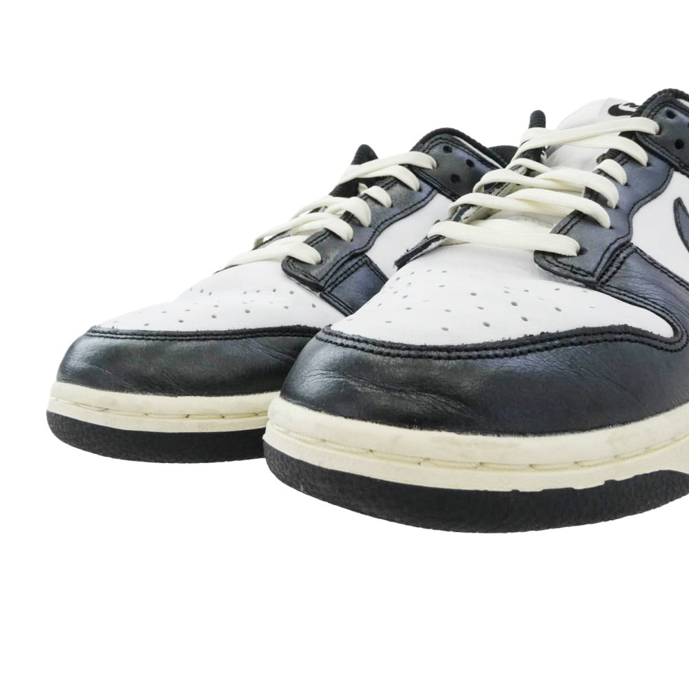 NIKE ナイキ FQ8899-100 Women’s Dunk Low PRM Vintage ウィメンズ ダンクロー ローカット スニーカー ホワイト系 ブラック系 28.5cm【中古】