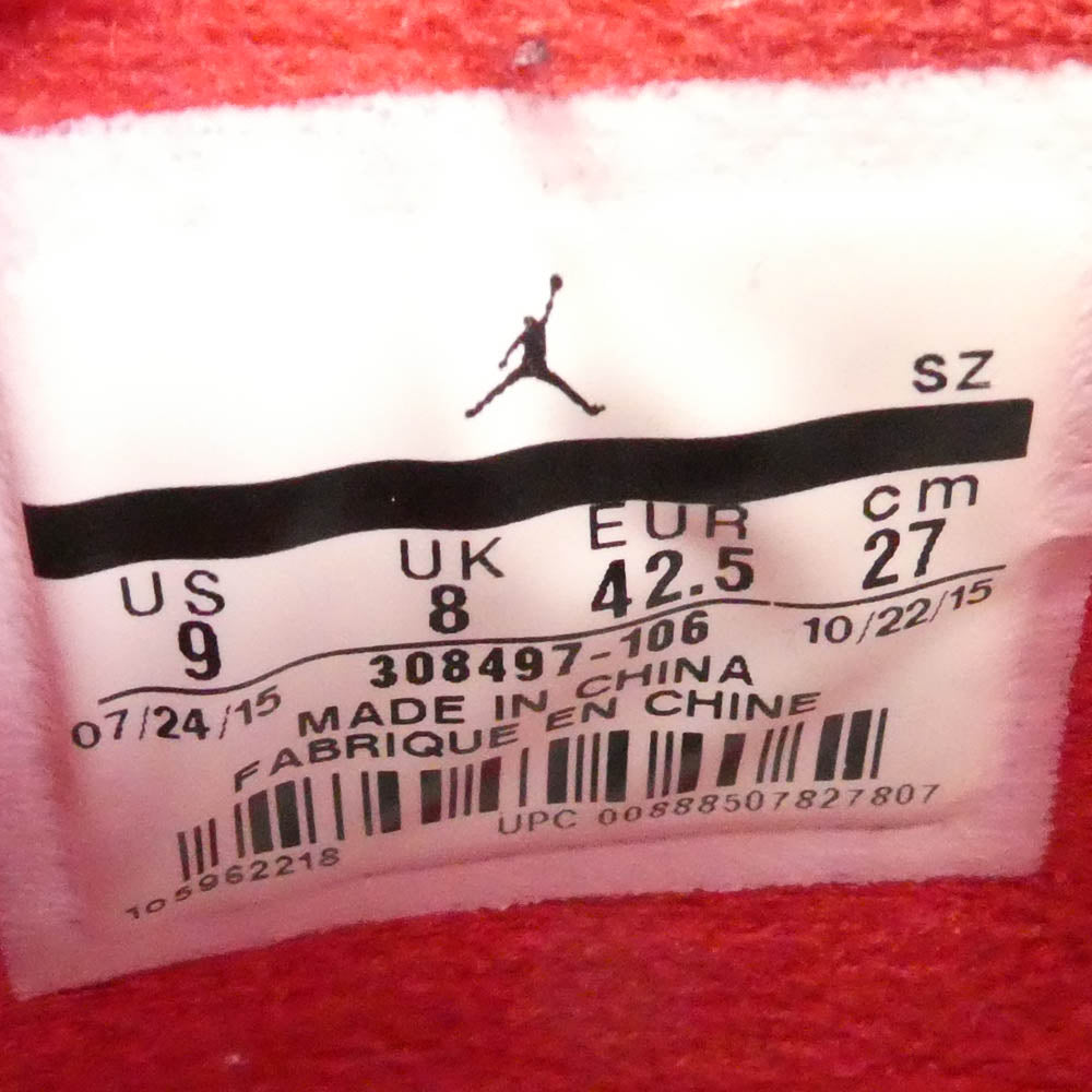 NIKE ナイキ 308497-106 Air Jordan 4 Retro Alternate 89 エアジョーダン4 レトロ オルタネイト89 スニーカー レッド系 27cm【中古】