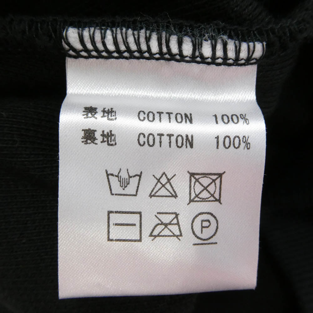 CALEE キャリー 24AW CL-24AW056 DOUBLE FACE DROP ZIP HD ダブル フェイス ジップ パーカー ブラック系 XL【中古】