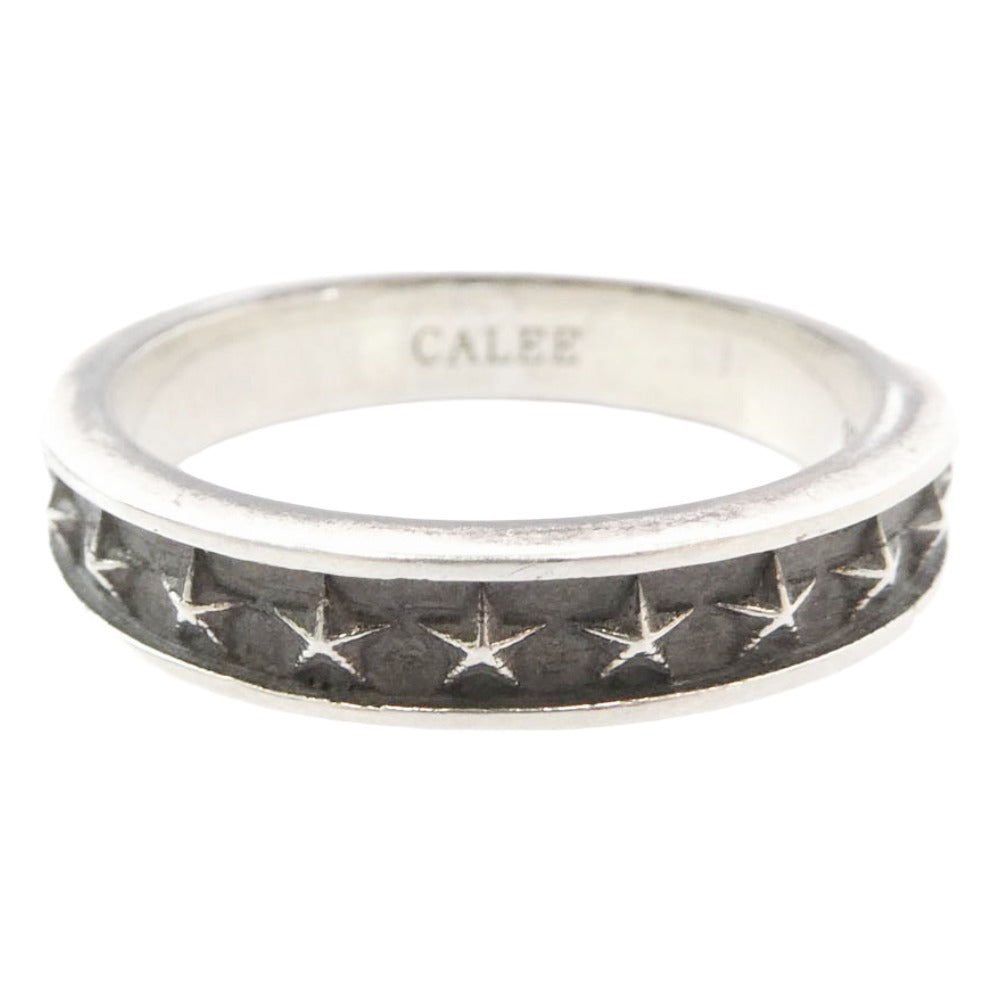 CALEE キャリー SILVER STAR NARROW RING シルバー スター ナロー リング シルバー系 23.5号【中古】