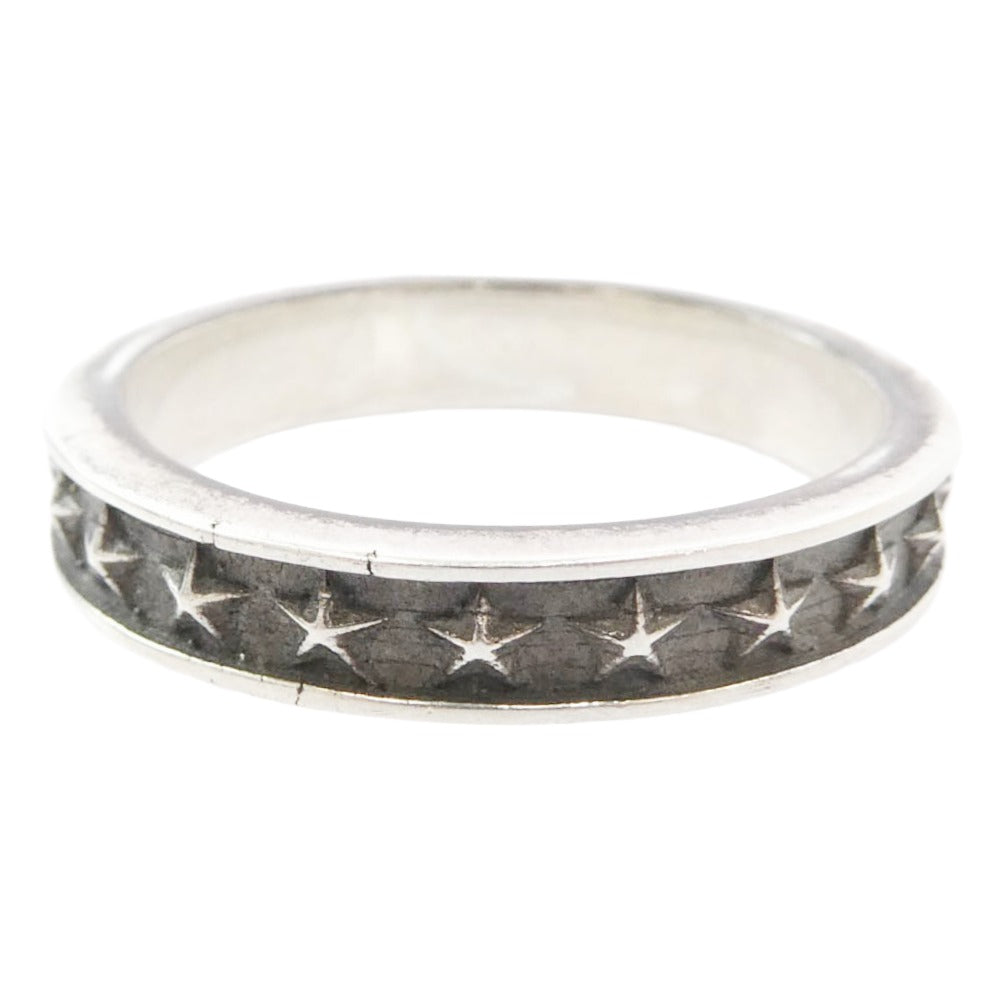 CALEE キャリー SILVER STAR NARROW RING シルバー スター ナロー リング シルバー系 23.5号【中古】