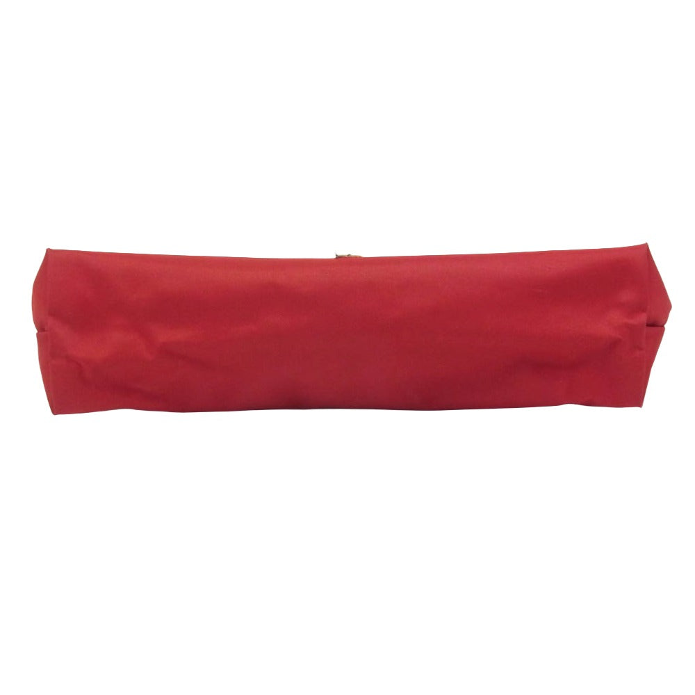 Longchamp ロンシャン フランス製 ナイロン ハンドバッグ ミニバッグ ポーチ レッド系【中古】