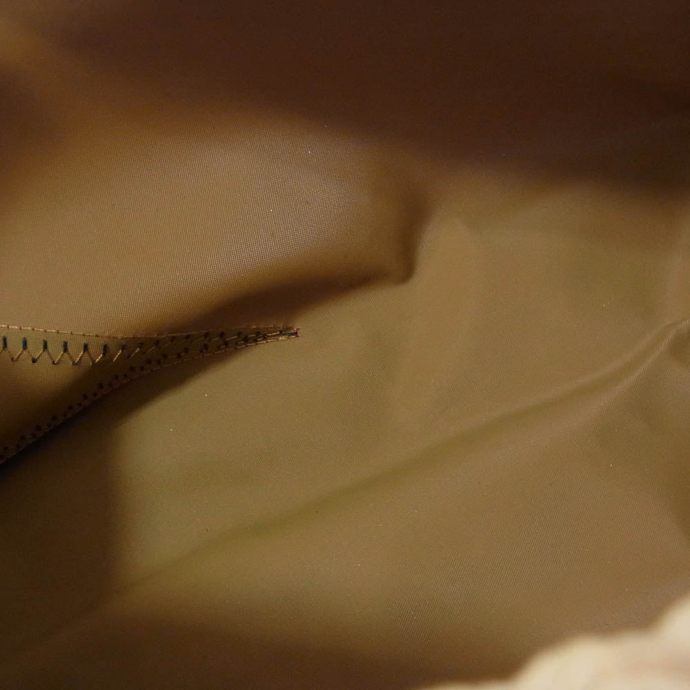 Longchamp ロンシャン フランス製 ナイロン ハンドバッグ ミニバッグ ポーチ レッド系【中古】