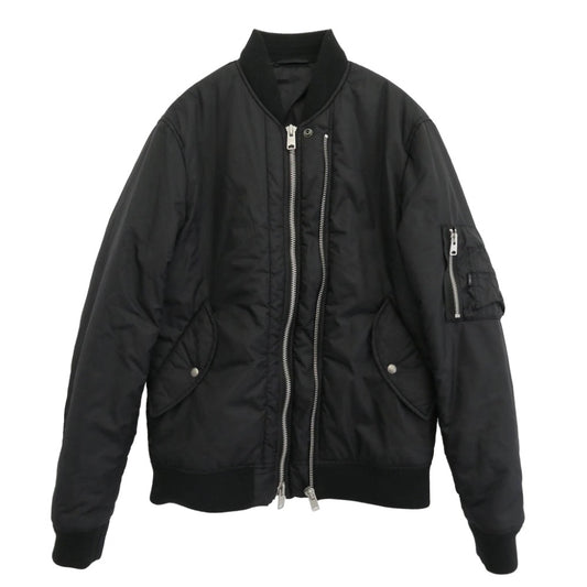ALLSAINTS オールセインツ MJ024N MA-1 中綿 ボンバージャケット フライトジャケット ブルゾン ブラック系 XS【中古】