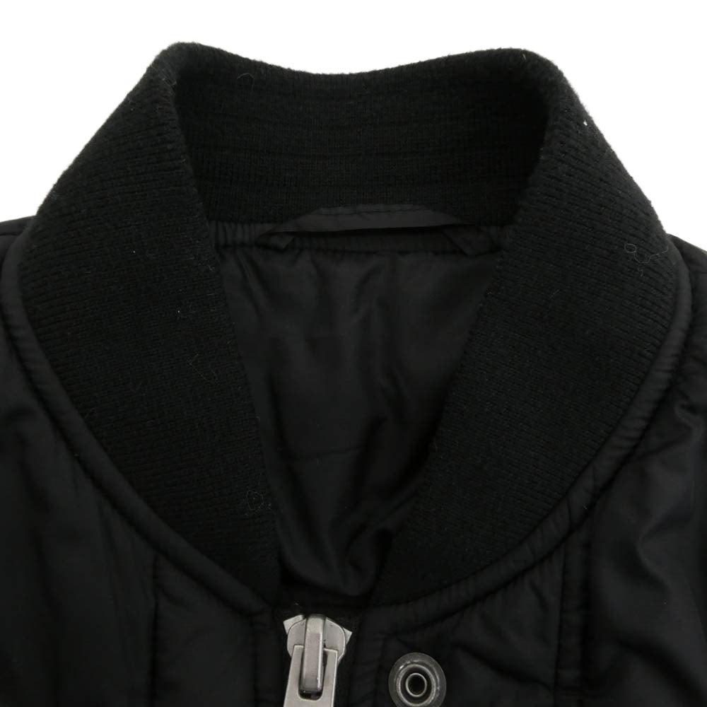 ALLSAINTS オールセインツ MJ024N MA-1 中綿 ボンバージャケット フライトジャケット ブルゾン ブラック系 XS【中古】