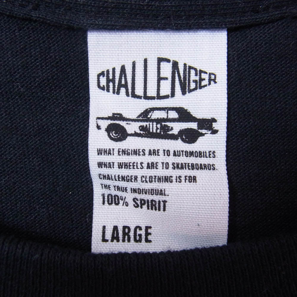 CHALLENGER チャレンジャー CLG-TS 023-020 KODE TALKERS 2023 TOUR TEE コードトーカーズ 半袖 ツアーTシャツ ブラック系 L【中古】