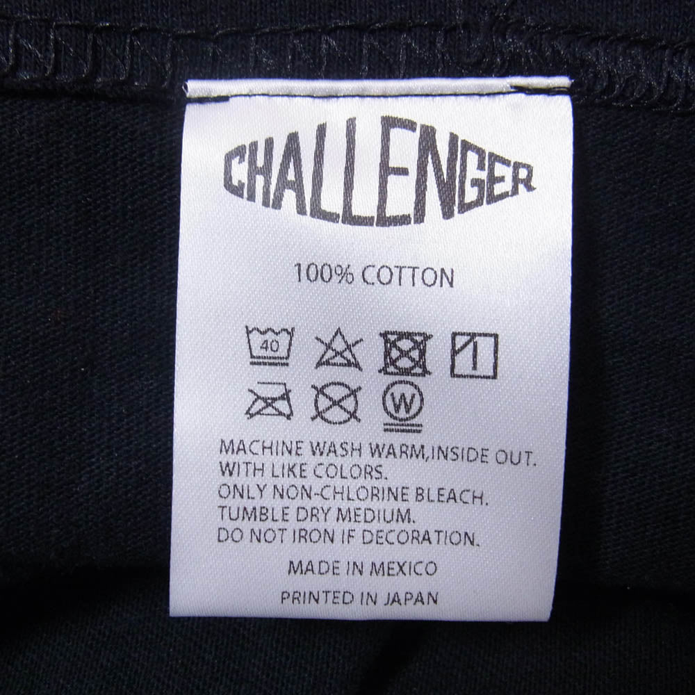 CHALLENGER チャレンジャー CLG-TS 023-020 KODE TALKERS 2023 TOUR TEE コードトーカーズ 半袖 ツアーTシャツ ブラック系 L【中古】