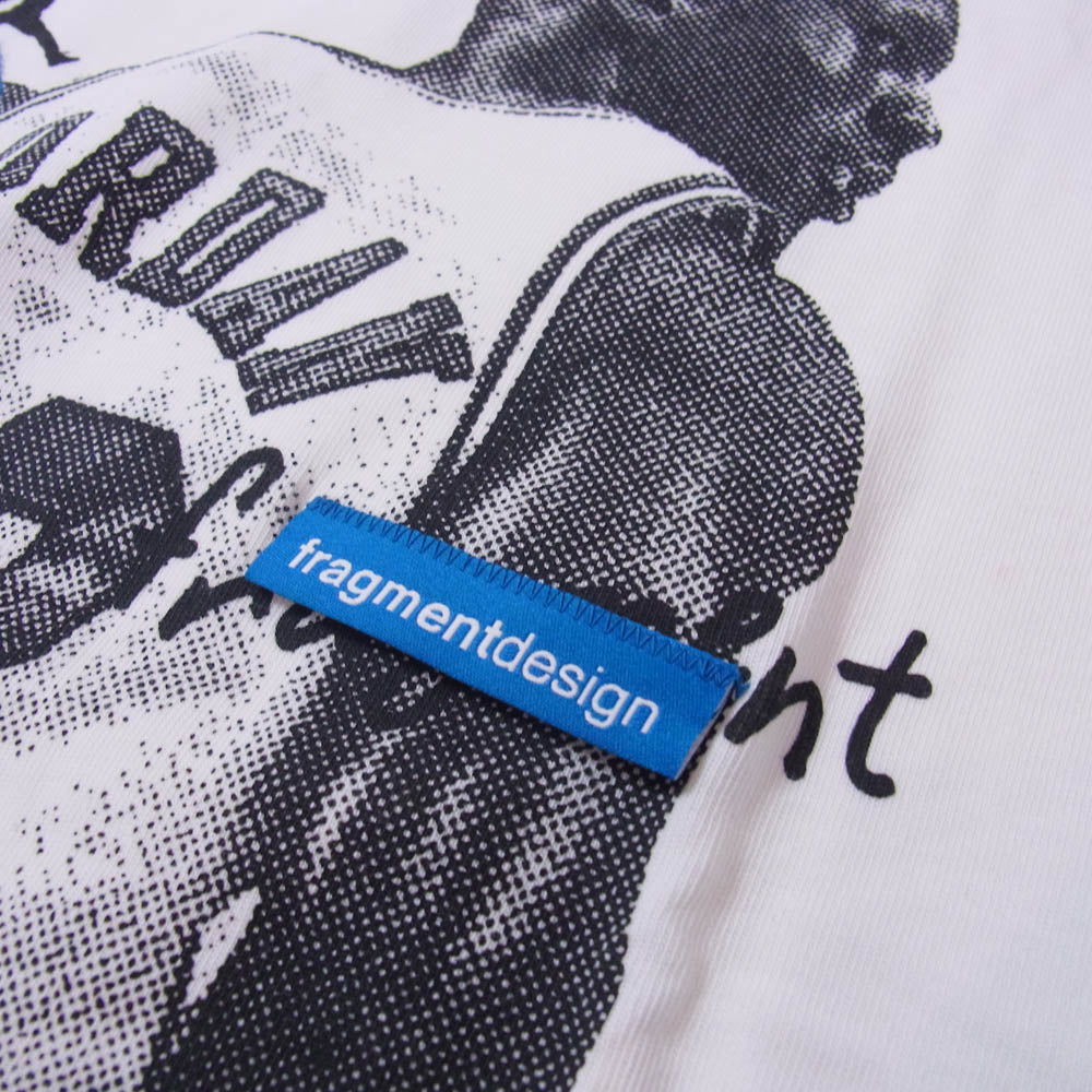NIKE AIR JORDAN ナイキ ジョーダン 21AW DJ0619-133 Air Jordan Travis Scott Fragment Tee White トラヴィススコット フラグメント 半袖 Tシャツ オフホワイト系 165/84A【中古】