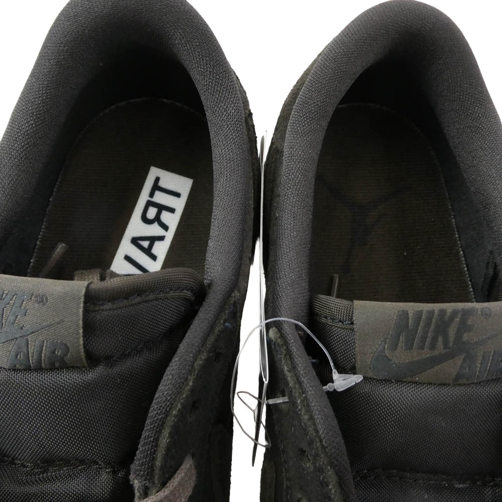 NIKE ナイキ 24AW DM7866 202 フェイクバスターズ鑑定済み Travis Scott Air Jordan 1 Low OG SP Velvet Brown and Dark Mocha トラヴィススコット エアジョーダン ローカット スニーカー ダークブラウン系 ブラック系 26.5cm【極上美品】【中古】