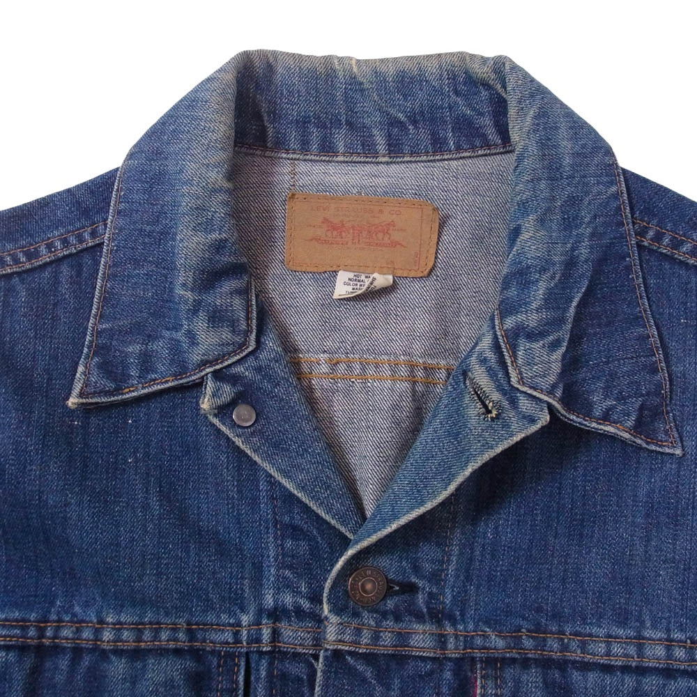 Levi's リーバイス Vintage ヴィンテージ 70505 4TH ボタン裏刻印52 ケアタグ DENIM JACKET デニムジャケット インディゴブルー系 不明【中古】