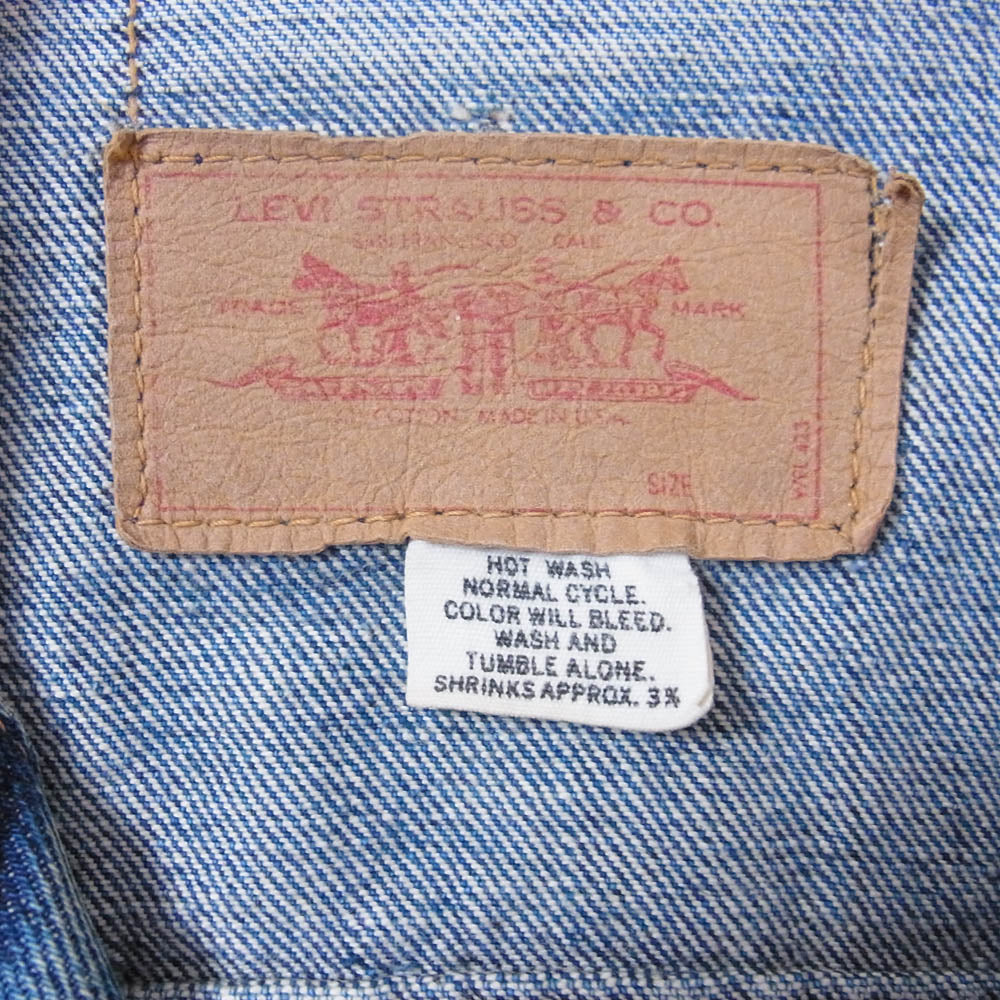 Levi's リーバイス Vintage ヴィンテージ 70505 4TH ボタン裏刻印52 ケアタグ DENIM JACKET デニムジャケット インディゴブルー系 不明【中古】