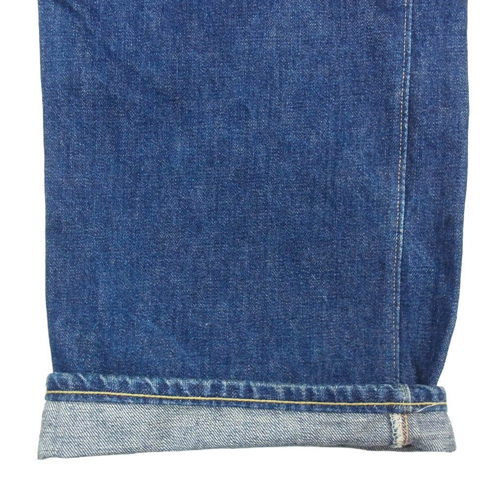 WAREHOUSE ウエアハウス Lot 1001XX ボタンフライ デニムパンツ インディゴブルー系 36【中古】