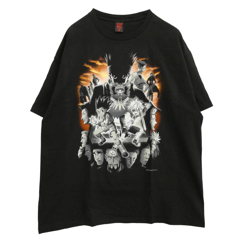 GEEKS RULE ギークスルール HUNTER×HUNTER ハンターハンター 半袖 Tシャツ カットソー ブラック系 XXL【極上美品】【中古】