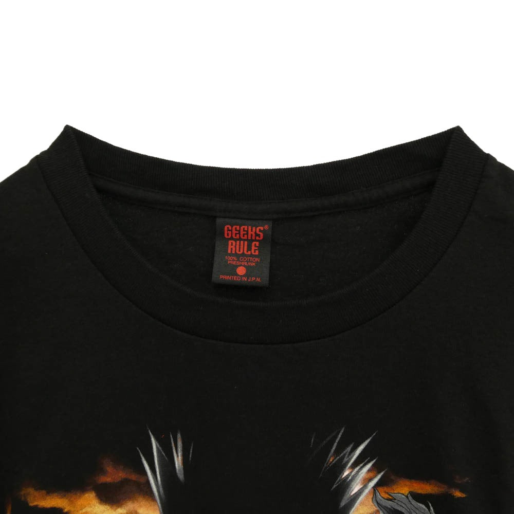 GEEKS RULE ギークスルール HUNTER×HUNTER ハンターハンター 半袖 Tシャツ カットソー ブラック系 XXL【極上美品】【中古】