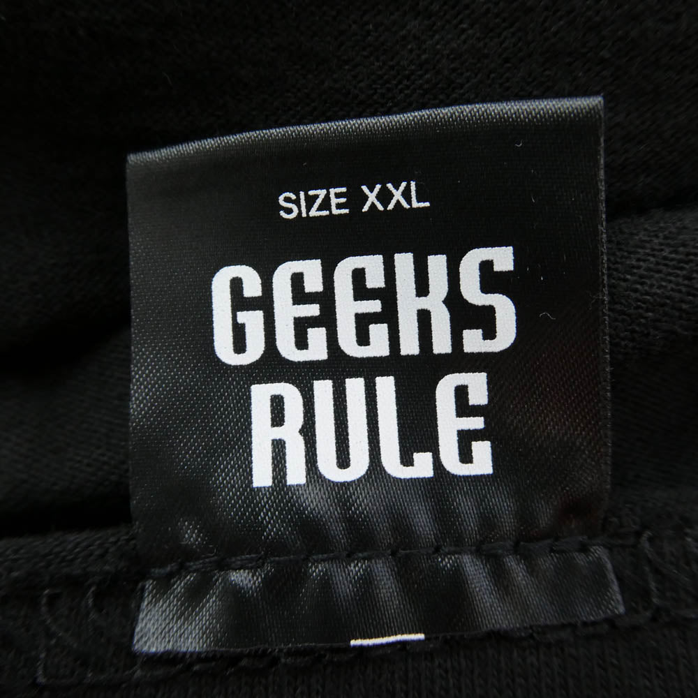 GEEKS RULE ギークスルール HUNTER×HUNTER ハンターハンター 半袖 Tシャツ カットソー ブラック系 XXL【極上美品】【中古】