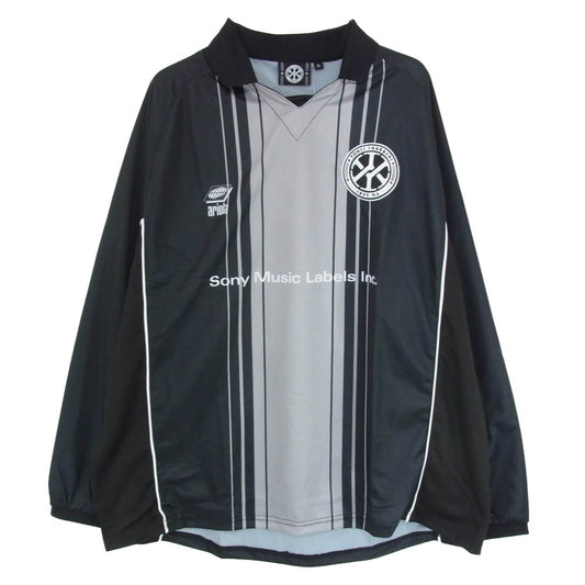 Y＆Y L/S FOOTBALL SHIRTS フット ボール シャツ ブラック系 XL【美品】【中古】