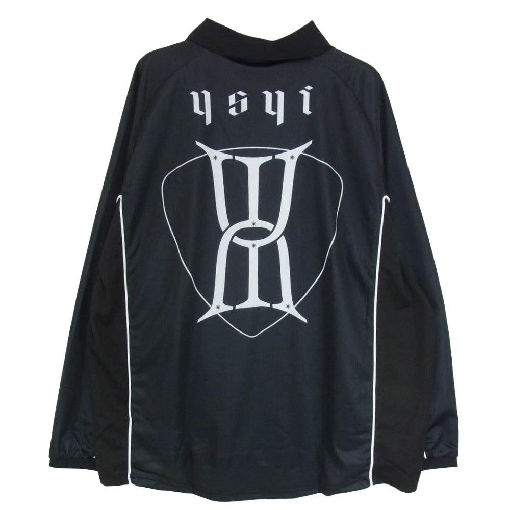 Y＆Y L/S FOOTBALL SHIRTS フット ボール シャツ ブラック系 XL【美品】【中古】