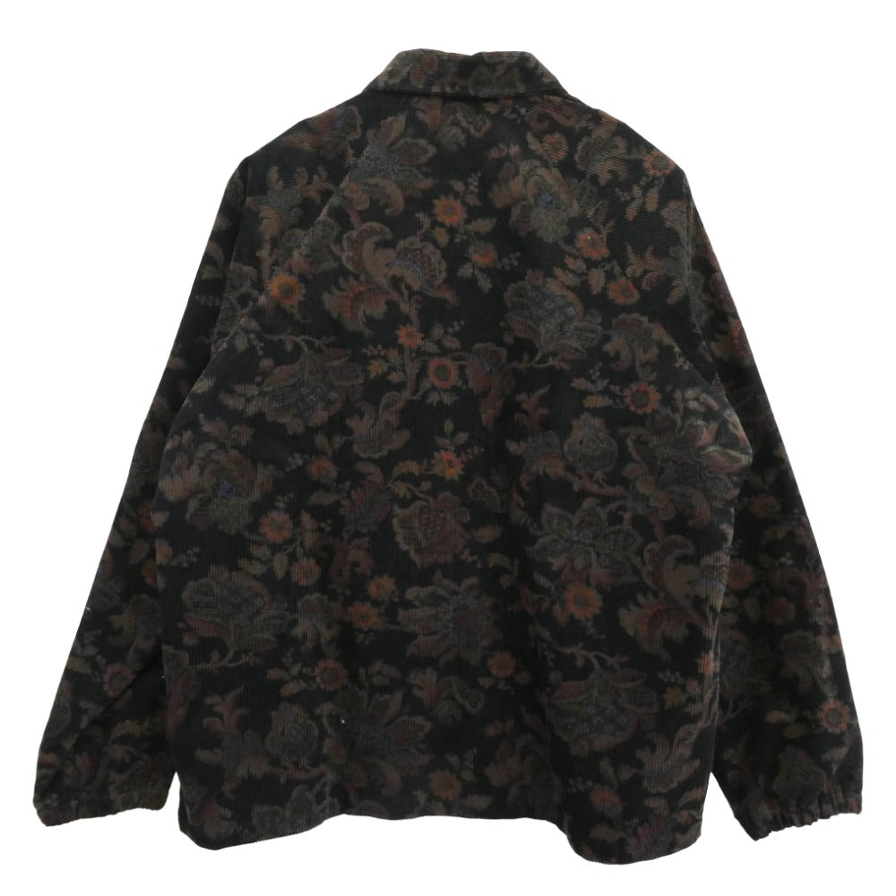 ユアン CORDUROY COACHES 花柄 コーデュロイ コーチ ジャケット マルチカラー系 L/XL【中古】
