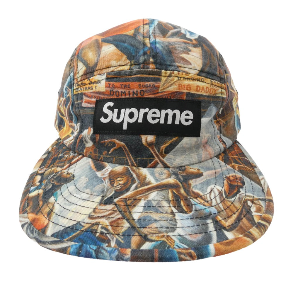 Supreme シュプリーム 25SS ernie barnes camp cap アーニーバーンズ キャンプ キャップ 帽子 マルチカラー系【美品】【中古】