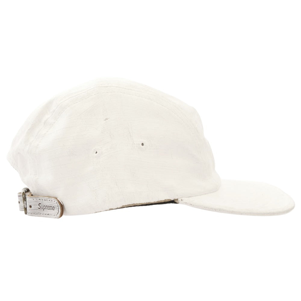 Supreme シュプリーム 24SS MM6 Maison Margiela メゾンマルジェラ Painted Camp Cap ペインテッド キャンプ キャップ 帽子 ホワイト系 one size (58cm)【中古】