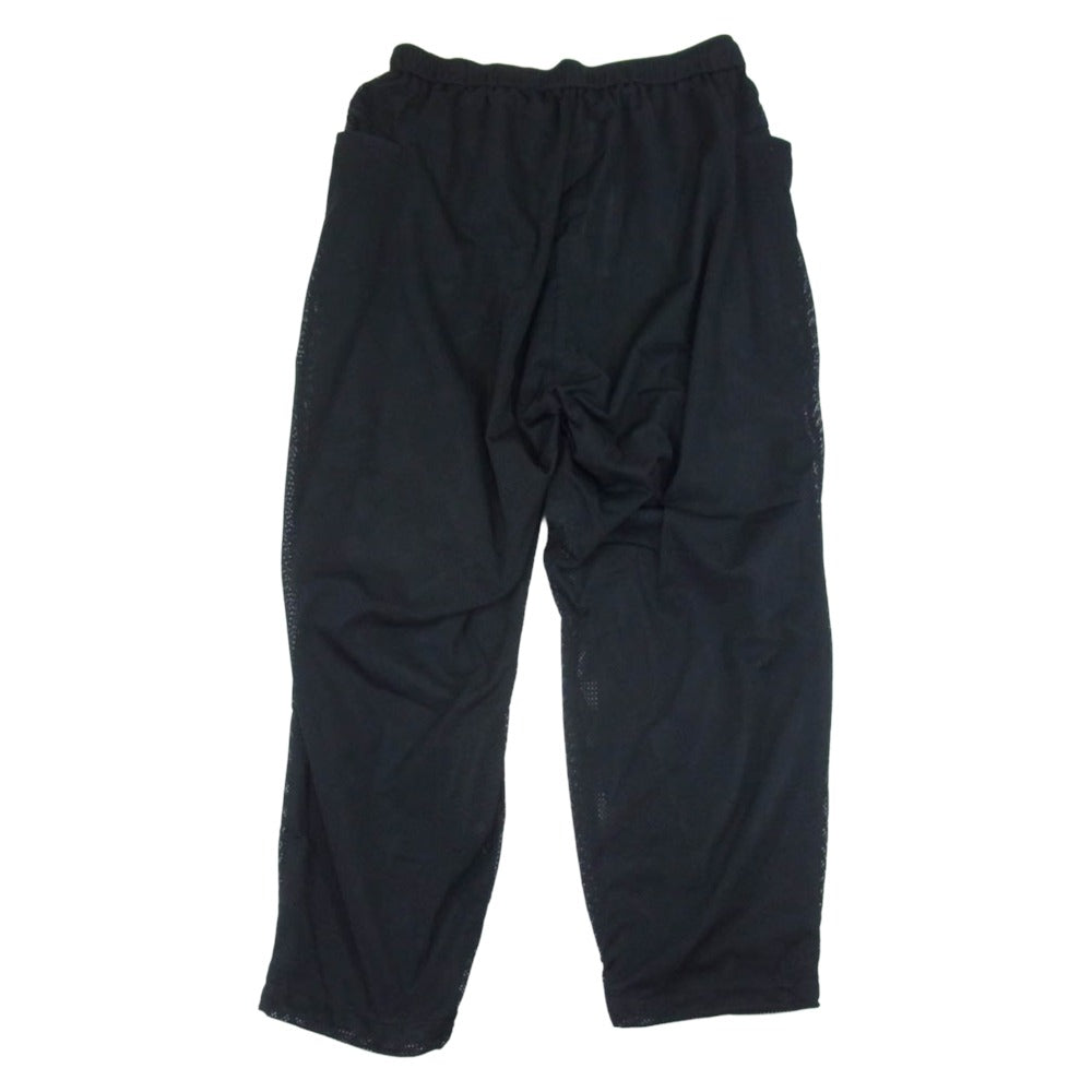 ストライプスフォークリエイティブ ADVANCED RESEARCH WIDE TAPERED EASY MEDH PANTS メッシュパンツ ブラック系 L【極上美品】【中古】