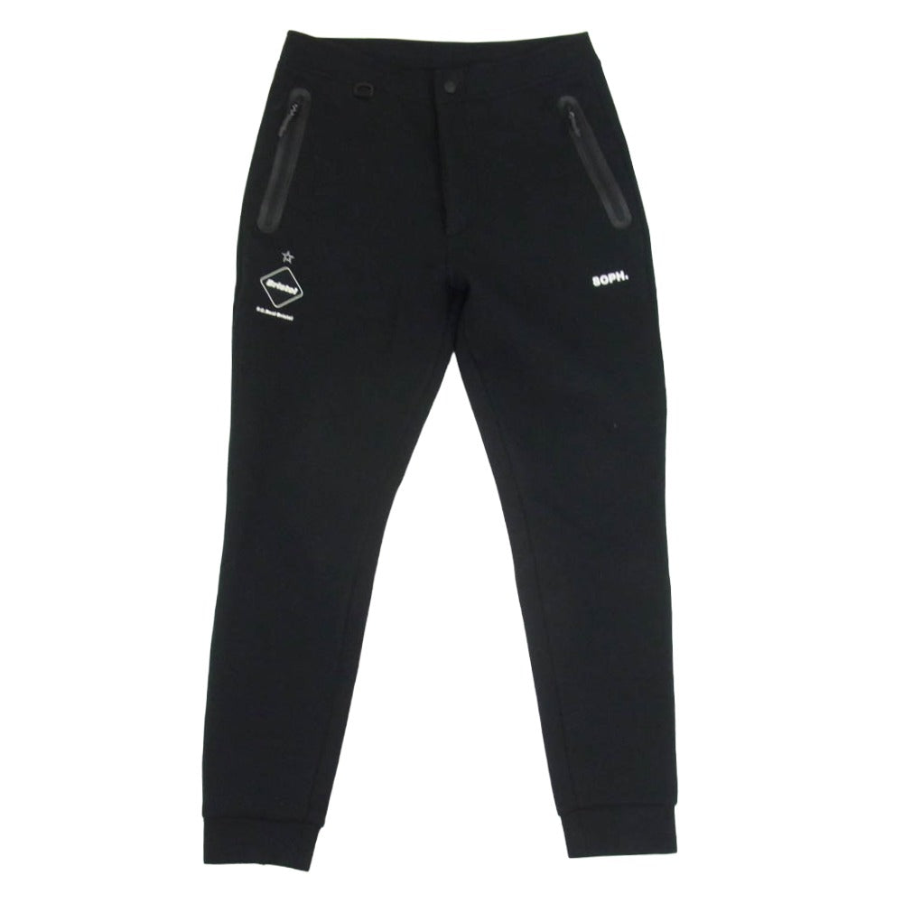 F.C.R.B. エフシーアールビー 20AW FCRB-202032 SWEAT TRAINING PANTS ラバーロゴ スウェット トレーニング パンツ ブラック系 M【中古】