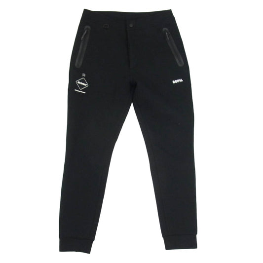F.C.R.B. エフシーアールビー 20AW FCRB-202032 SWEAT TRAINING PANTS ラバーロゴ スウェット トレーニング パンツ ブラック系 M【中古】