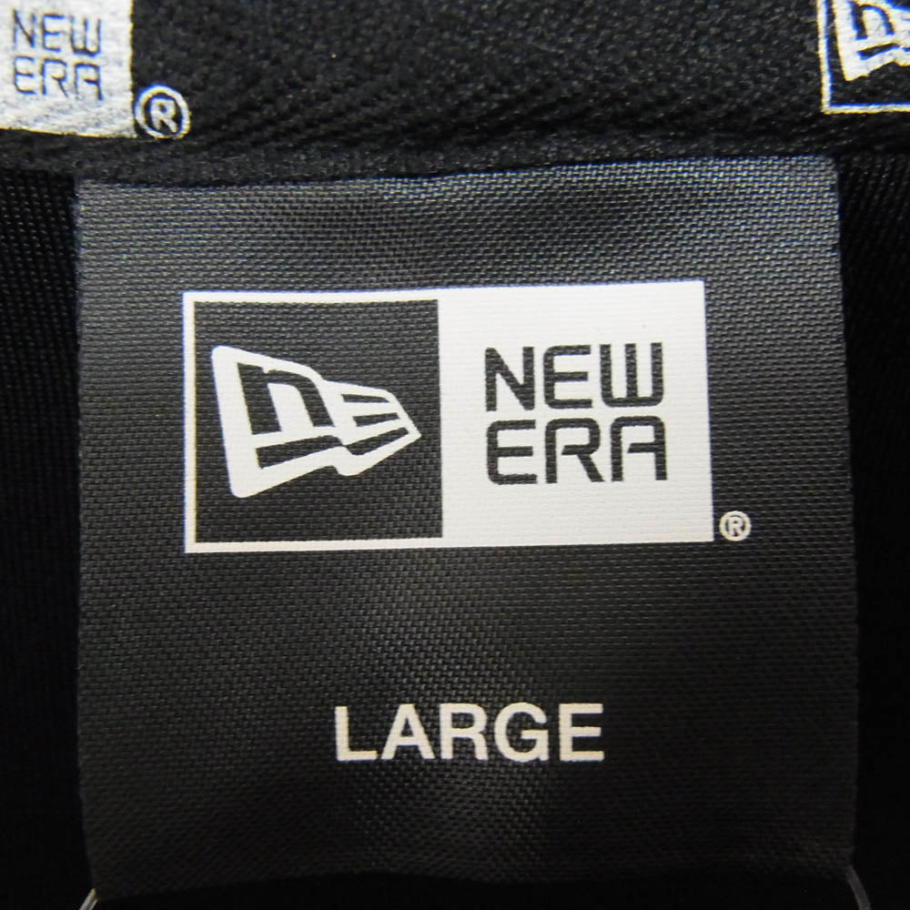 F.C.R.B. エフシーアールビー × SOPH NET × NEW ERA ソフネット ニューエラ ラバーロゴ フード スターデザイン ジップアップパーカー ブラック系 L【中古】