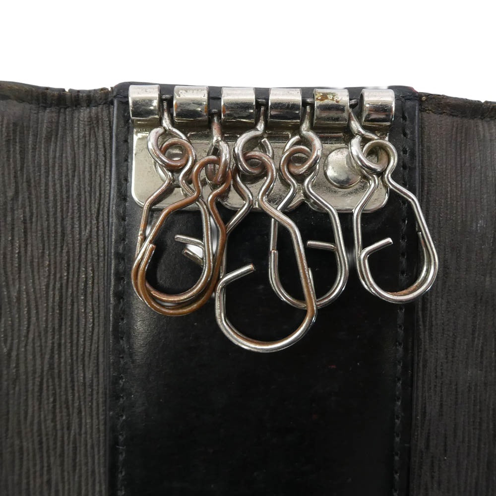 Vivienne Westwood ヴィヴィアンウエストウッド ADVAN レザー アドヴァン キーケース ブラック系 ボルドー系【中古】