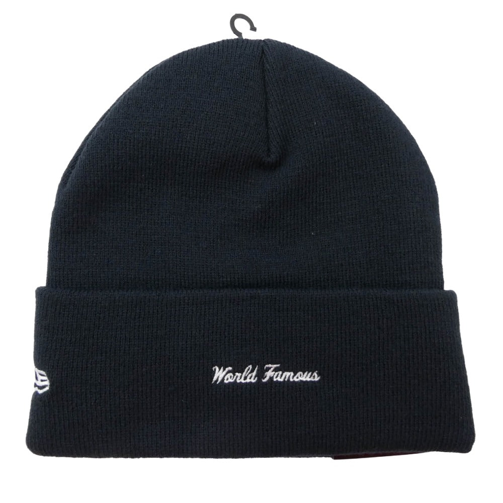 Supreme シュプリーム 25AW ×New Era Box Logo Beanie ニューエラ ボックス ロゴ ビーニー ニット キャップ ネイビー系【新古品】【未使用】【中古】
