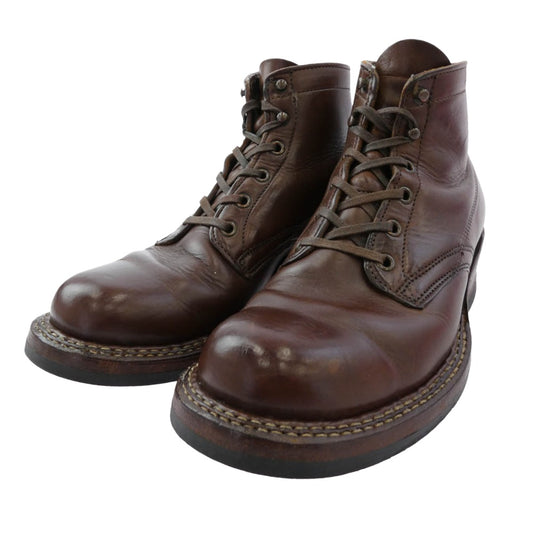 WHITE'S BOOTS ホワイツブーツ セミドレス ホース レザー ホワイトレザー ライニング ブーツ ブラウン系 7.5D【中古】