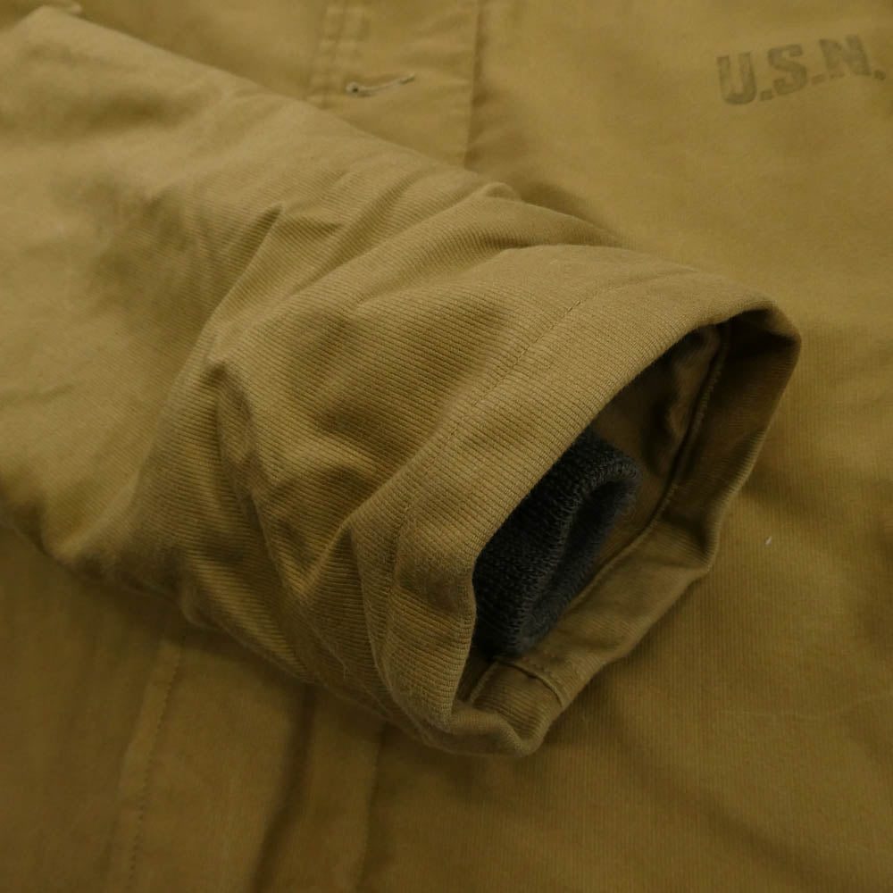 Buzz Rickson's バズリクソンズ BR15345 Type N-1 NAVY DEPARTMENT DEMOTEX-ED N-1 デッキジャケット カーキ系 42【中古】