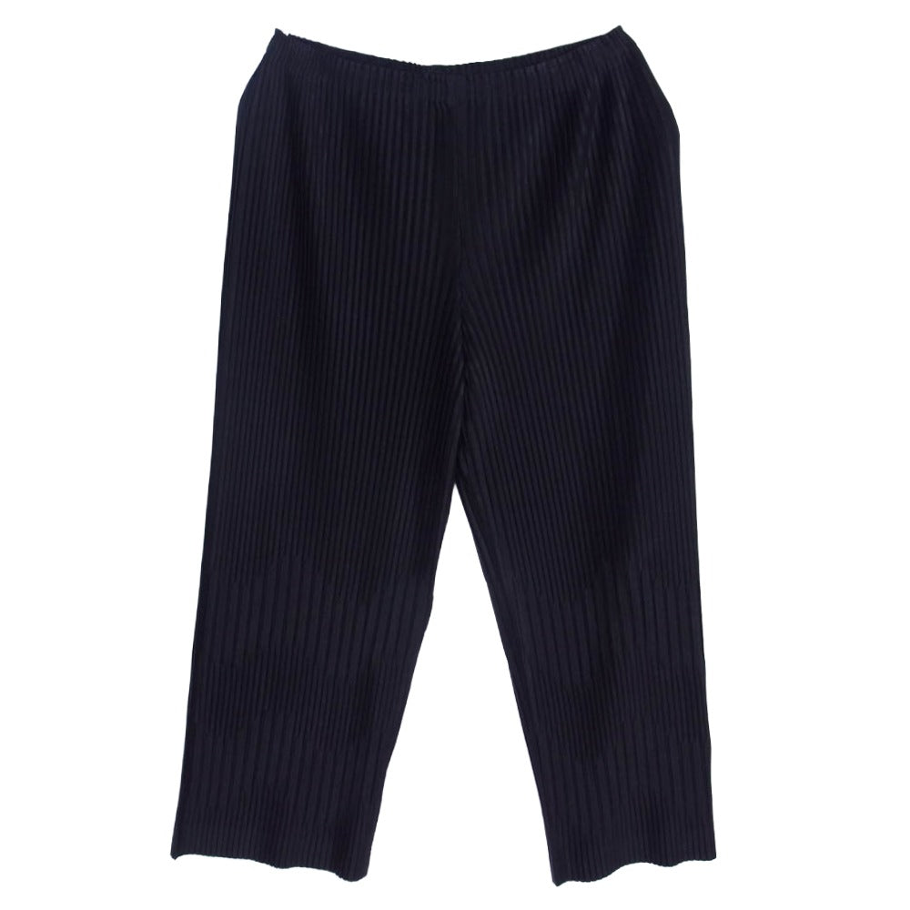 ISSEY MIYAKE イッセイミヤケ IM62FF633 プリーツ加工 パンツ ブラック系 2【中古】