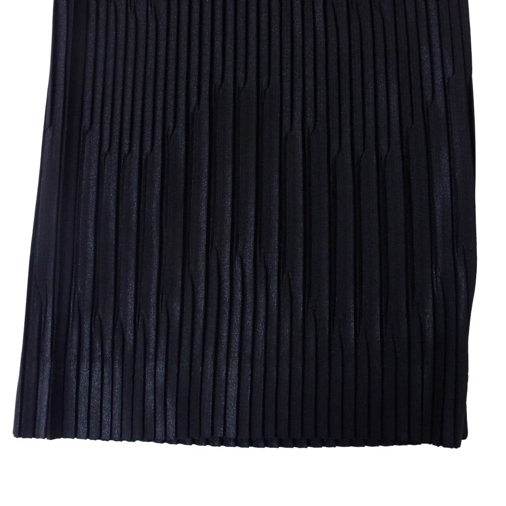 ISSEY MIYAKE イッセイミヤケ IM62FF633 プリーツ加工 パンツ ブラック系 2【中古】