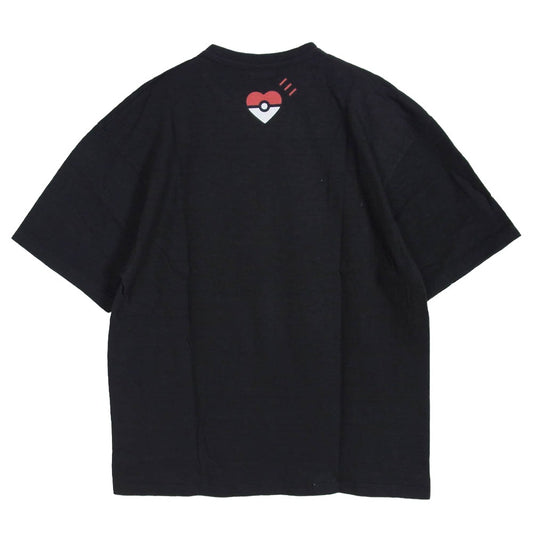 HUMAN MADE ヒューマンメイド XX30TE004 POKeMON MADE GRAPHIC T-SHIRT HARAJUKU ポケモン グラフィック プリント 半袖 Tシャツ ブラック系 XL【極上美品】【中古】