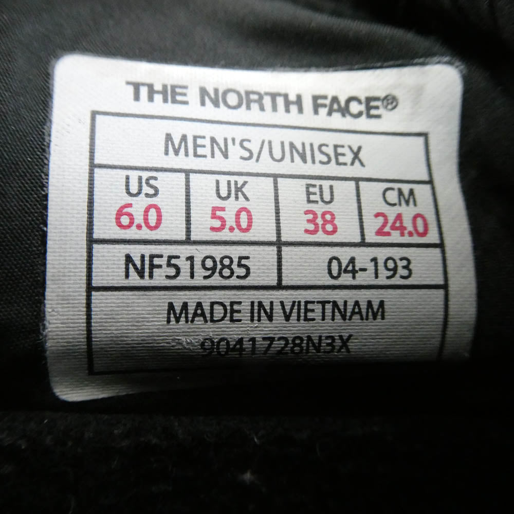 THE NORTH FACE ノースフェイス NF51985 NSE TRACTION LITE MOC IV ヌプシ トラクション ライト モック ブーツ シューズ ブラック系 24cm【中古】