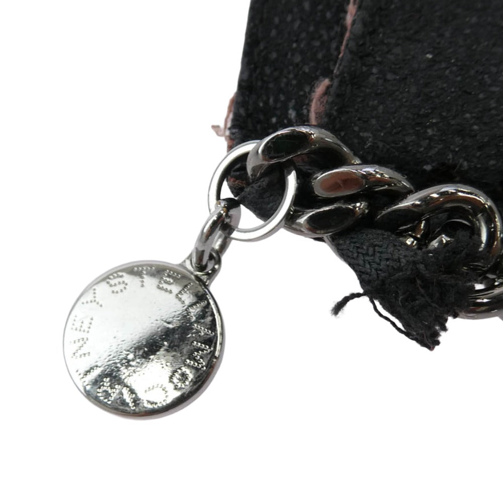 Stella McCartney ステラマッカートニー ファラベラ レザー カードケース ブラック系【中古】