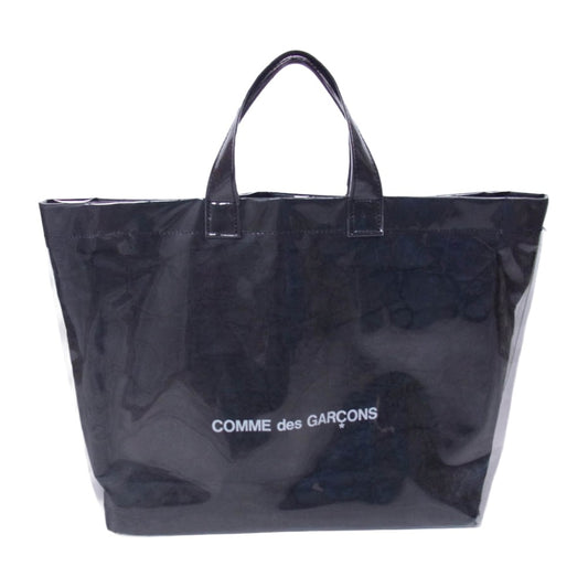 COMME des GARCONS コムデギャルソン OD-K211 クラフトペーパーバッグ PVC トート トートバッグ ブラック系【中古】