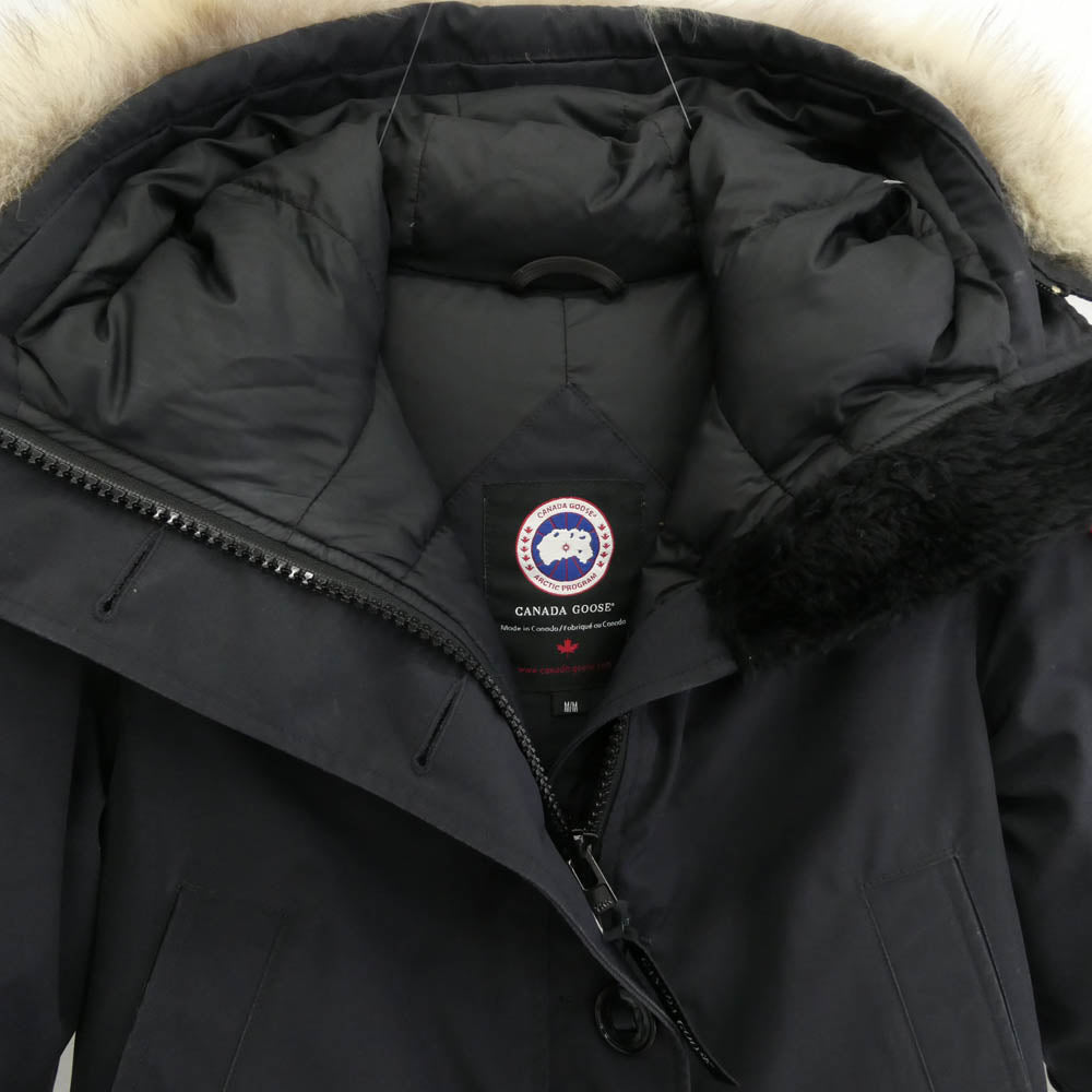 CANADA GOOSE カナダグース 2603JL グリフィンタグ BRONTE PARKA ブロンテ パーカ ダウンジャケット ブラック系 M【中古】