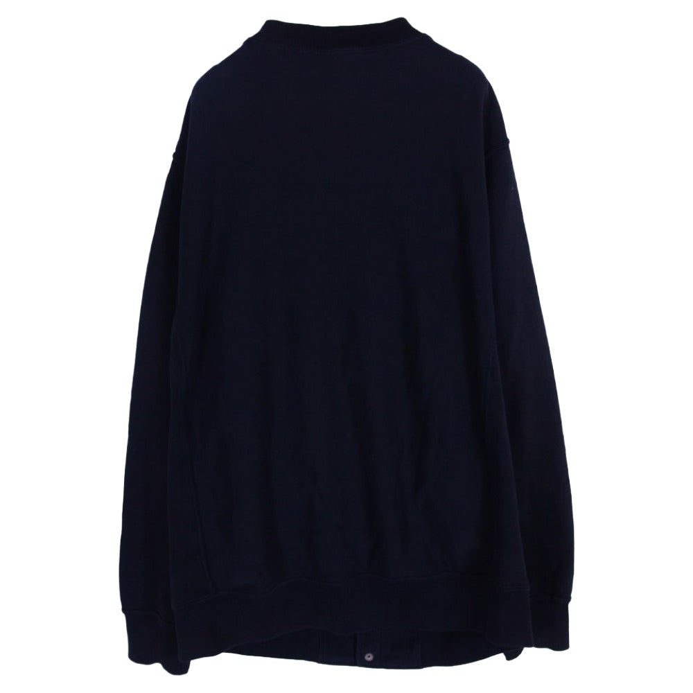 Champion チャンピオン C8-N016R リバースウィーブ スウェット スナップジャケット ブルゾン ダークネイビー系 L【中古】